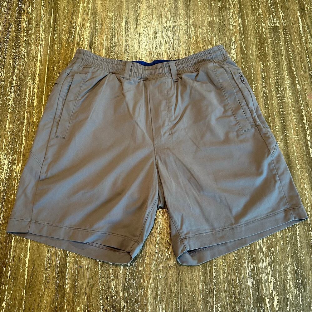 Birddogs Regular Boxer Lined Peformance Shorts 7” Inseam Gray Blue Men’s Size L